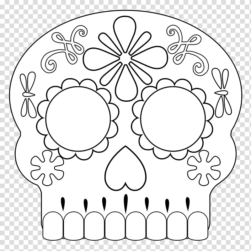 Day Of The Dead Skull, Calavera, Mask, Sugar Skull, Coloring Book, Day Of The Dead Masks, Death, Dia De Los Muertos transparent background PNG clipart