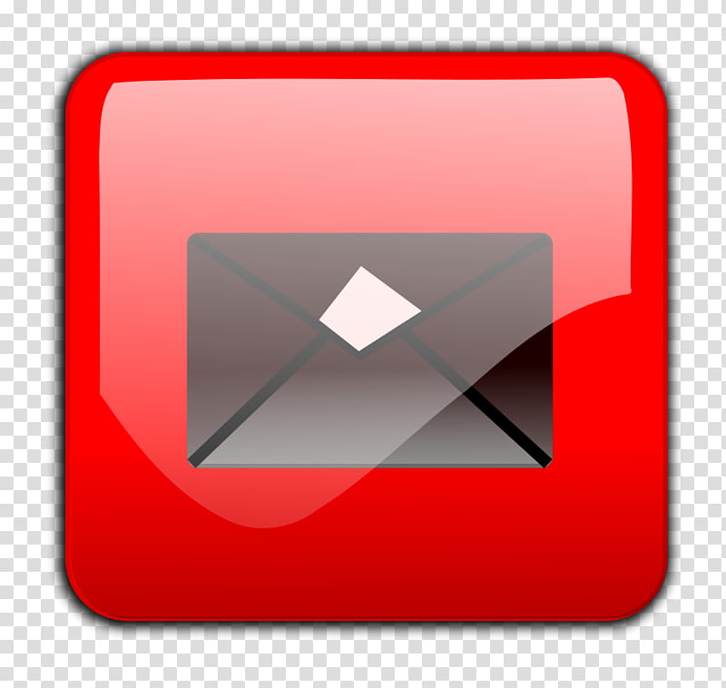 Web Button Arrow, Email, Message, Internet, Email Attachment, Gmail, Red, Envelope transparent background PNG clipart