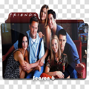 Friends Season 6 transparent background PNG cliparts free download