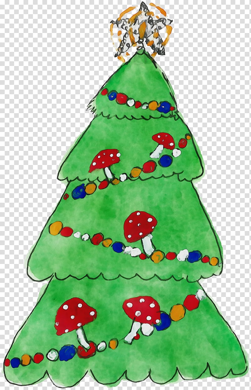 Watercolor Christmas Tree, Paint, Wet Ink, Christmas Day, Artificial Christmas Tree, Christmas Decoration, Christmas Ornament, Fir transparent background PNG clipart
