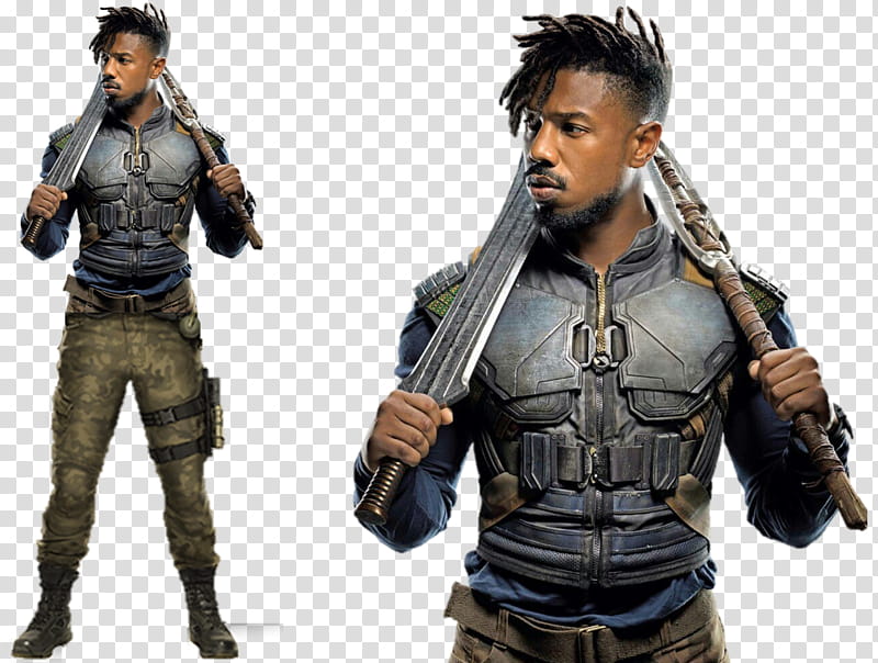 Eric Killmonger Combat Suit  transparent background PNG clipart