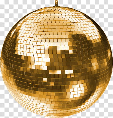 Gold Disco Ball Clip Art PNG Image​