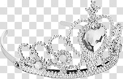 All that glitters , silver-colored clear gemstone encrusted tiara transparent background PNG clipart