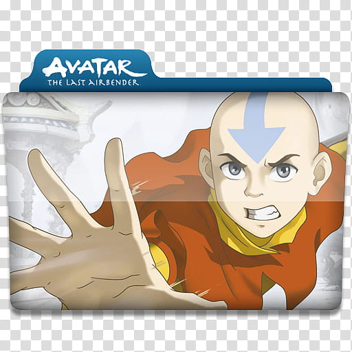 Windows TV Series Folders A B, Avatar The Last Airbender file folder art transparent background PNG clipart