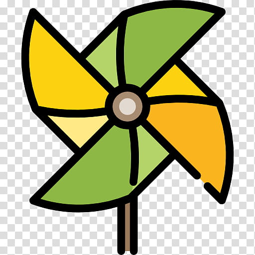 Leaf Symbol, Paper, Pinwheel, Windmill, Yellow, Line, Area, Symmetry transparent background PNG clipart