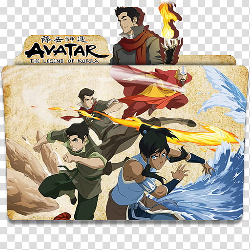 Anime Icon , Avatar the Legend of Korra v transparent background PNG clipart