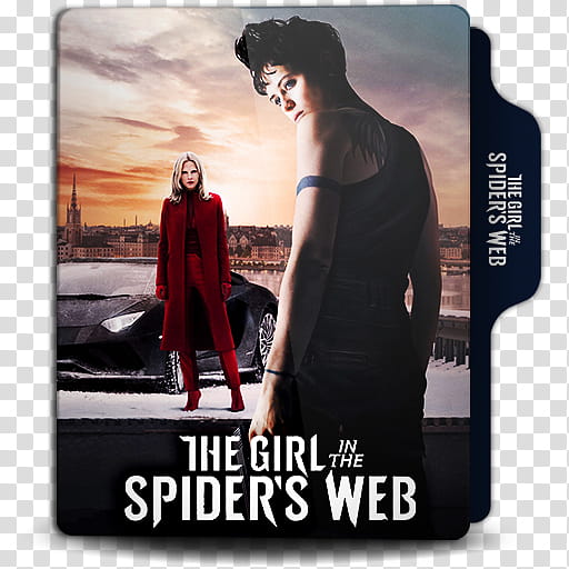 The Girl in the Spiders Web  folder icon, Templates  transparent background PNG clipart