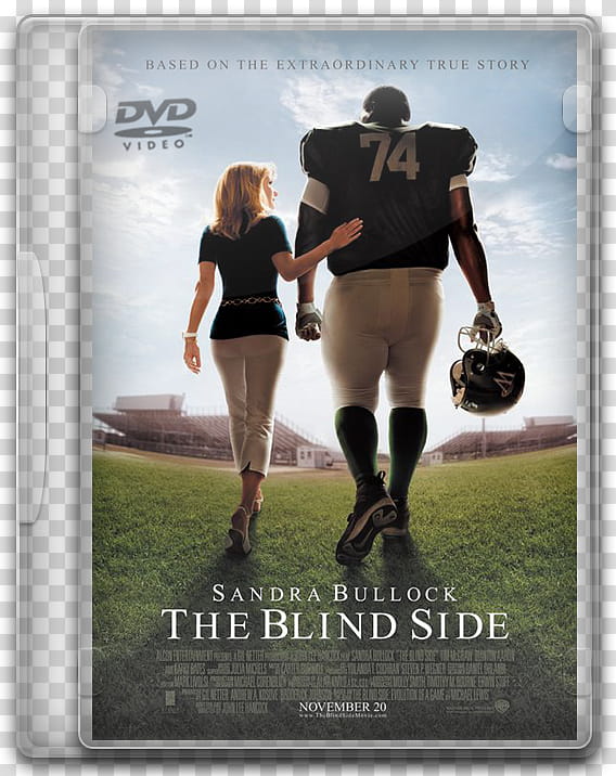 DVD movies icon, the blind side, The Blind Side DVD case transparent background PNG clipart