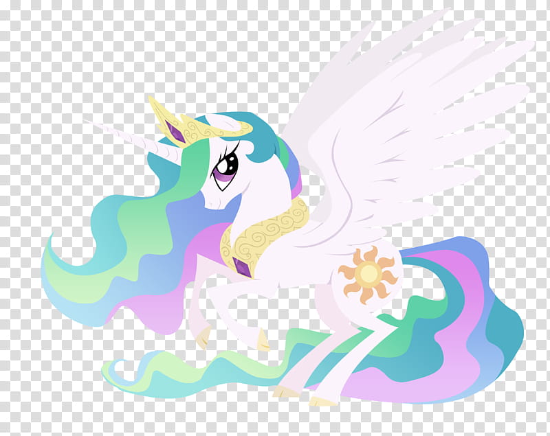 Princess Celestia, My Little Pony character transparent background PNG clipart
