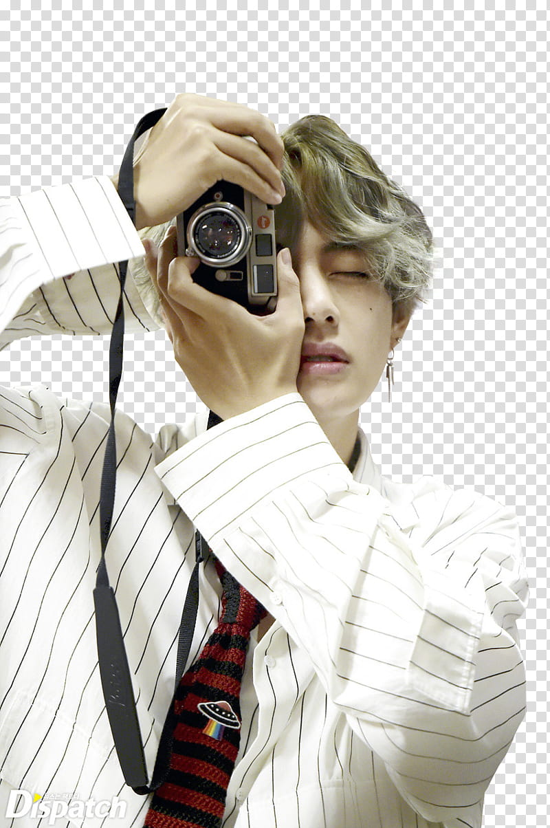 BTS BTS x Dispatch, man taking illustration transparent background PNG clipart