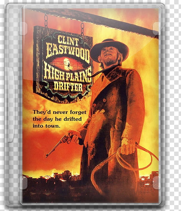 High Plains Drifter  DVD Case Icon transparent background PNG clipart