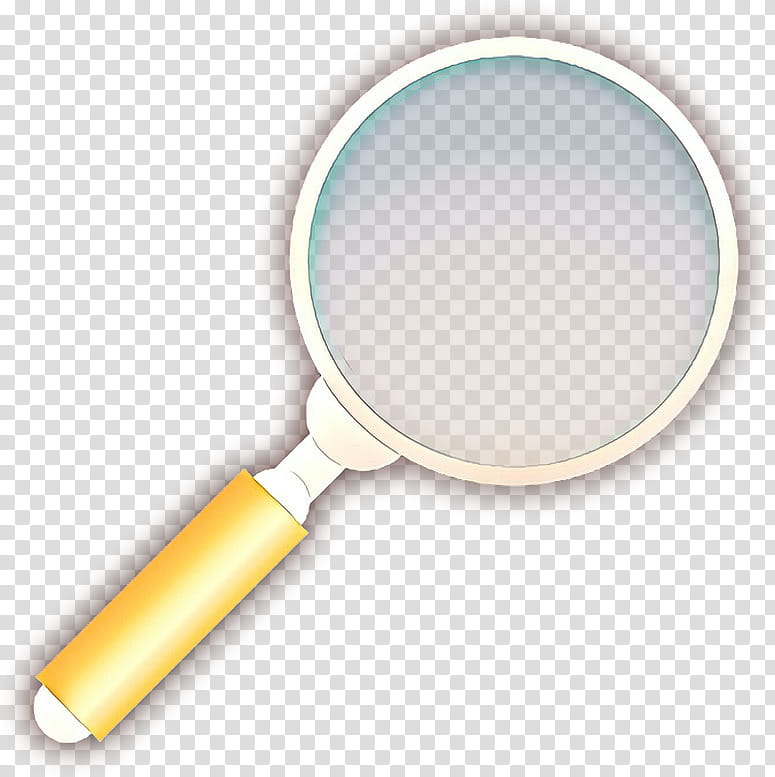 Magnifying glass, Cartoon, Magnifier, Frying Pan, Office Instrument transparent background PNG clipart