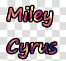 Miley circulos textos etc transparent background PNG clipart