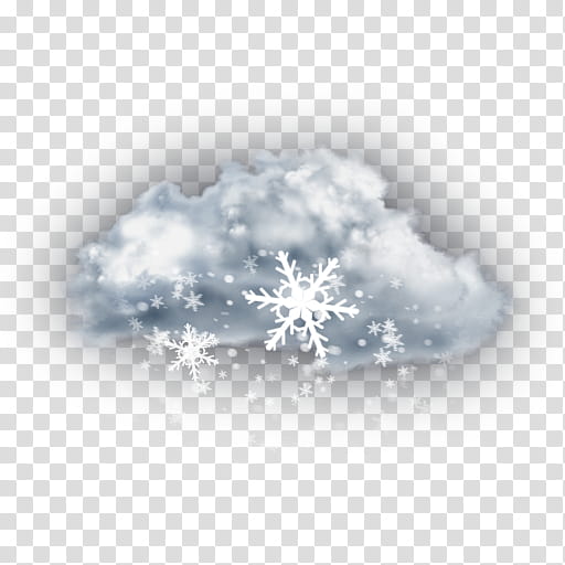 The REALLY BIG Weather Icon Collection, snow-windy transparent background PNG clipart