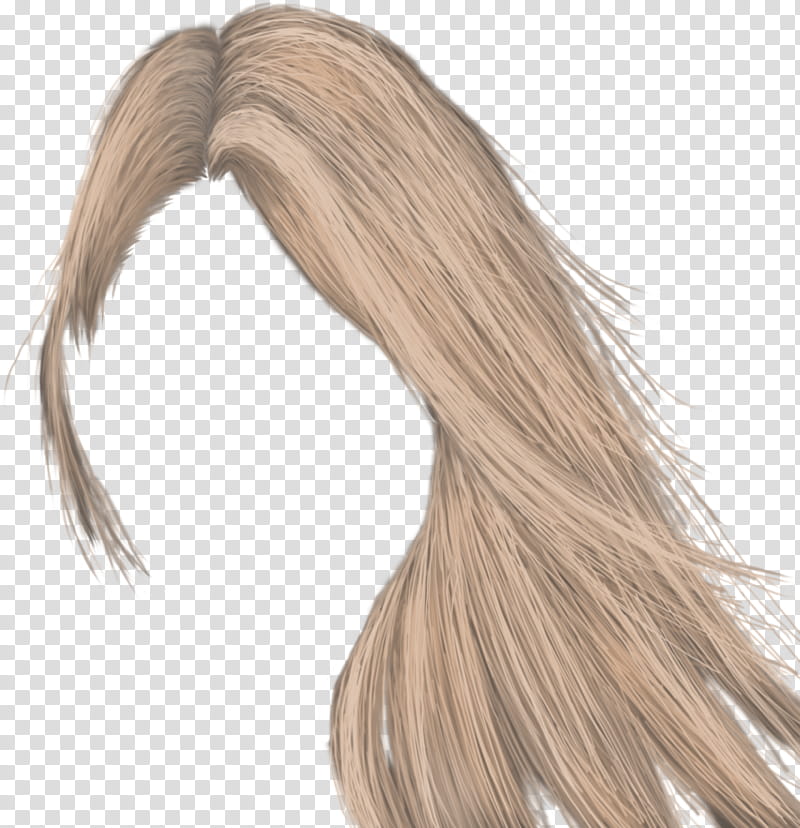 Hair , blonde wig transparent background PNG clipart