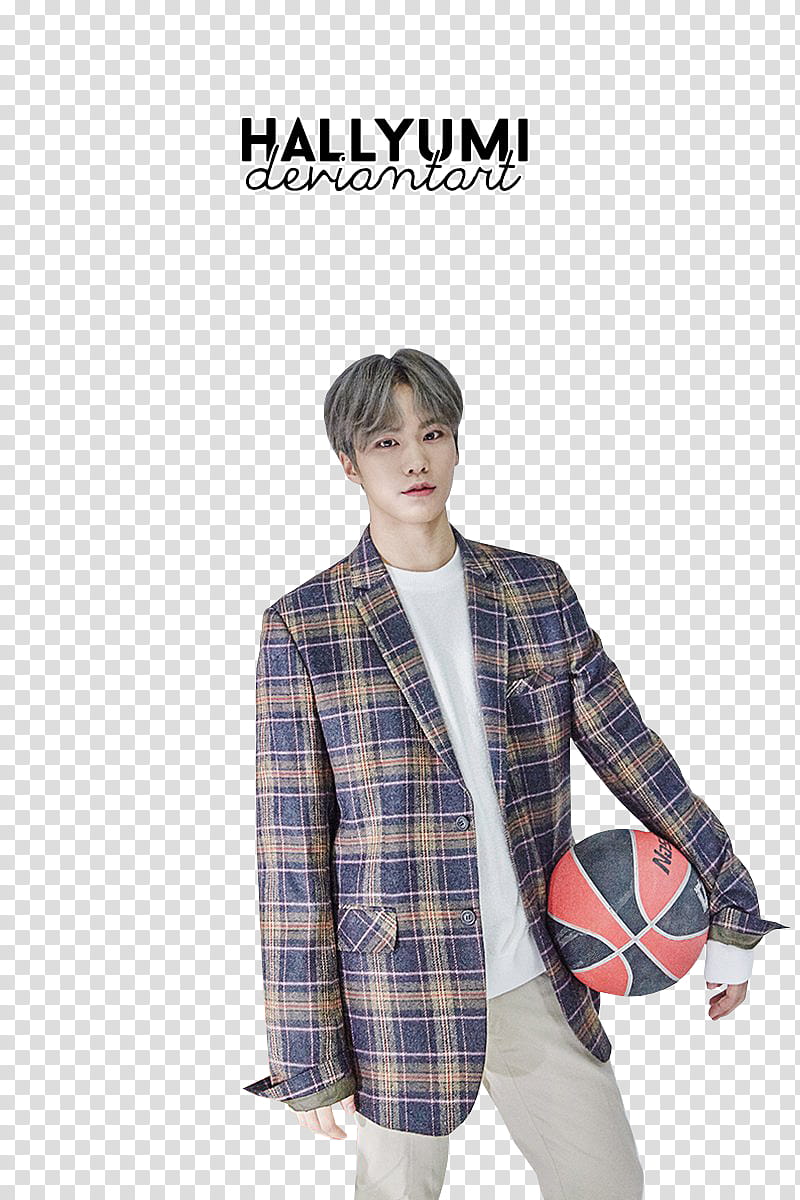 ASTRO th Mini Album Dream Part , man holding black and red basketball with text overlay transparent background PNG clipart