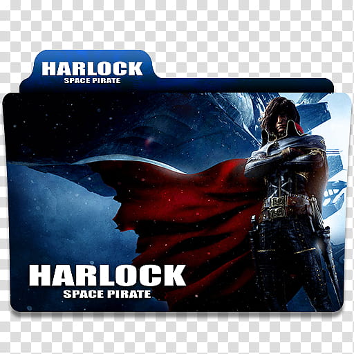 Harlock folder icon, Harlock Space Pirate..jap () transparent background PNG clipart