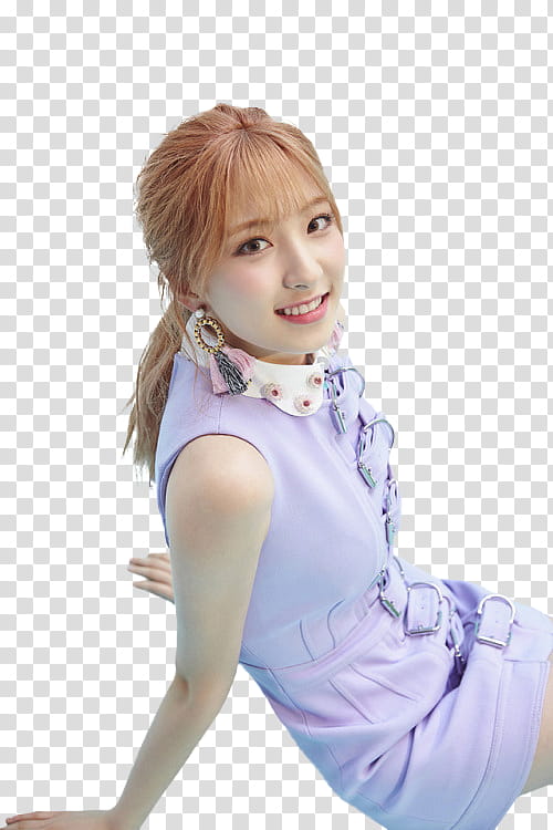 COSMIC GIRLS WJSN Happy Moment, woman sitting while smiling transparent background PNG clipart
