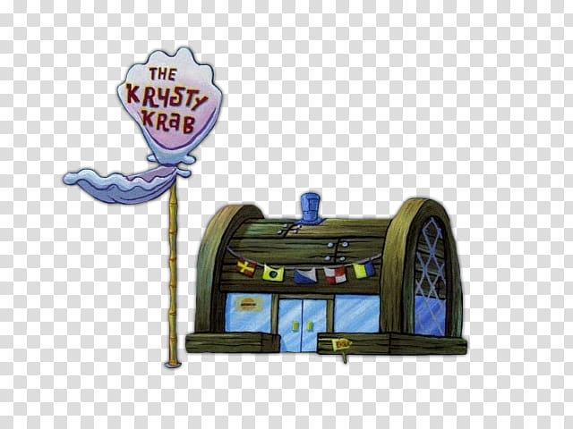 The Krusty Krab Slight Glow, The Krusty Krab signage transparent background PNG clipart