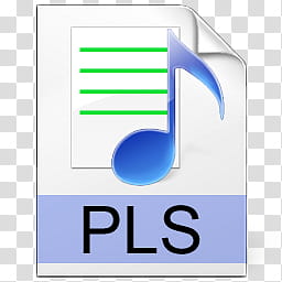 Media FileTypes, PLS audio file transparent background PNG clipart