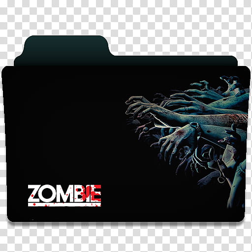 Zombie Folder transparent background PNG clipart