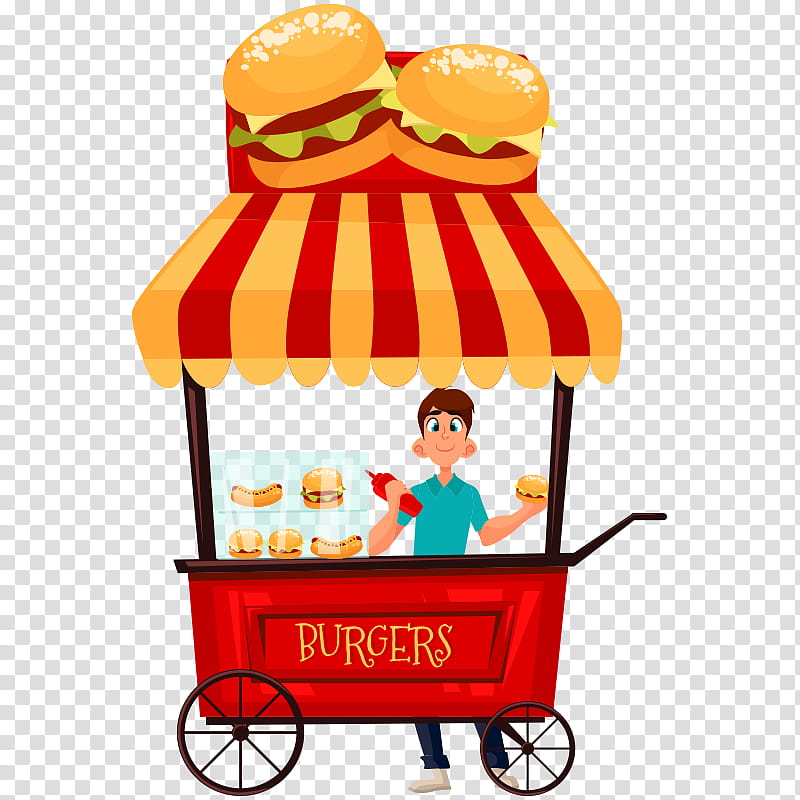 hawker stall clipart sun