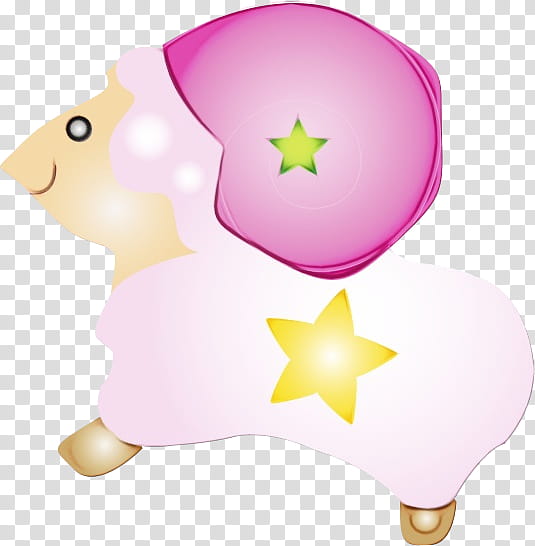 Watercolor Animal, Paint, Wet Ink, Sheep, Report, Microsoft PowerPoint, Project, Pink M transparent background PNG clipart