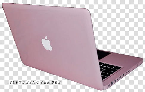 rose gold MacBook transparent background PNG clipart