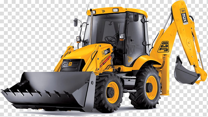 Jcb Vehicle, Backhoe Loader, Heavy Machinery, Excavator, Construction, Industry, Bucket, Earthworks transparent background PNG clipart
