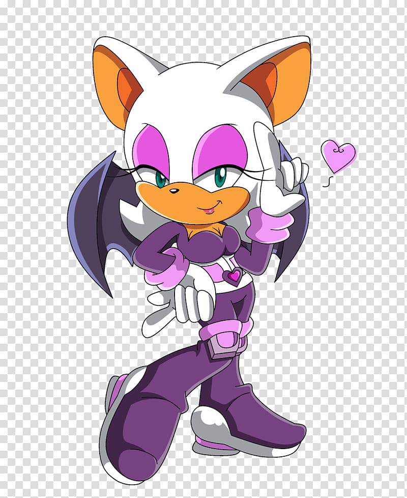 Rouge the Bat transparent background PNG clipart