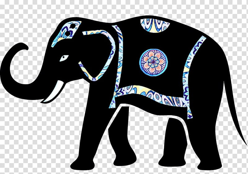 pop art retro vintage, African Elephant, Indian Elephant, Animal, Silhouette, White Elephant, Asian Elephant, Elephants transparent background PNG clipart