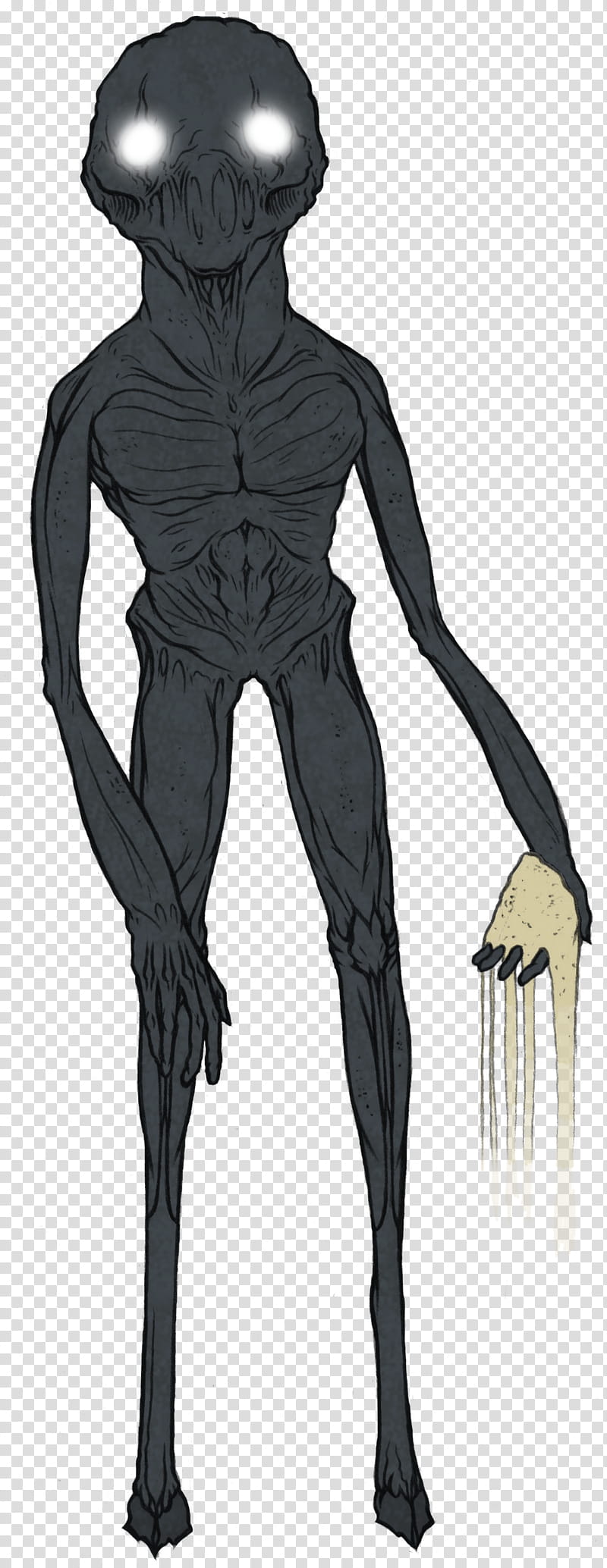 Enderman, monster character transparent background PNG clipart
