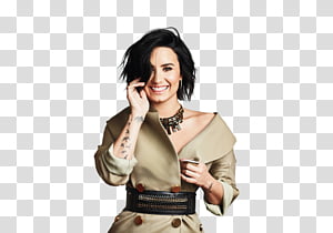 DEMI LOVATO, 3 transparent background PNG clipart thumbnail