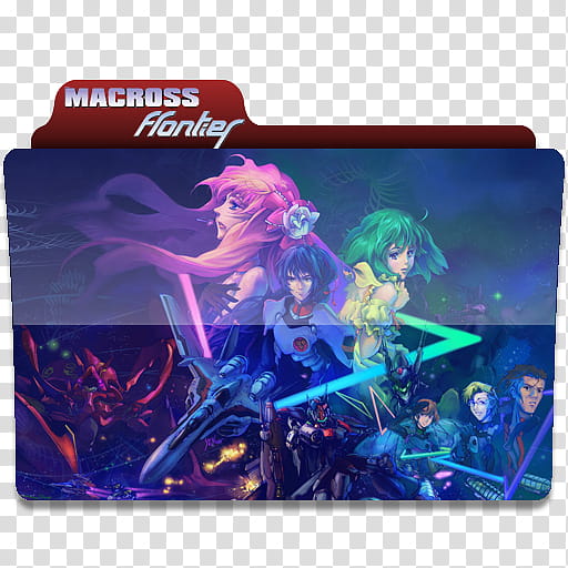 Anime folder icons , Macross Frontier transparent background PNG clipart