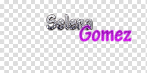 Texto Selena Gomez transparent background PNG clipart