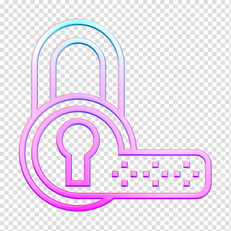 Password icon Programming icon, Lock, Padlock, Pink, Hardware Accessory transparent background PNG clipart
