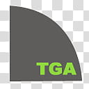 Flat Angles File Types Green, TGA text overlay transparent background PNG clipart
