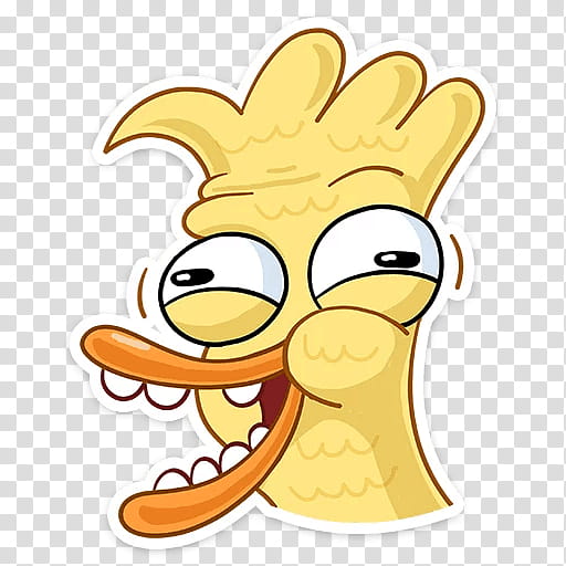 Bart Simpson Sticker Cartoon VKontakte, Bart Simpson, angle, text