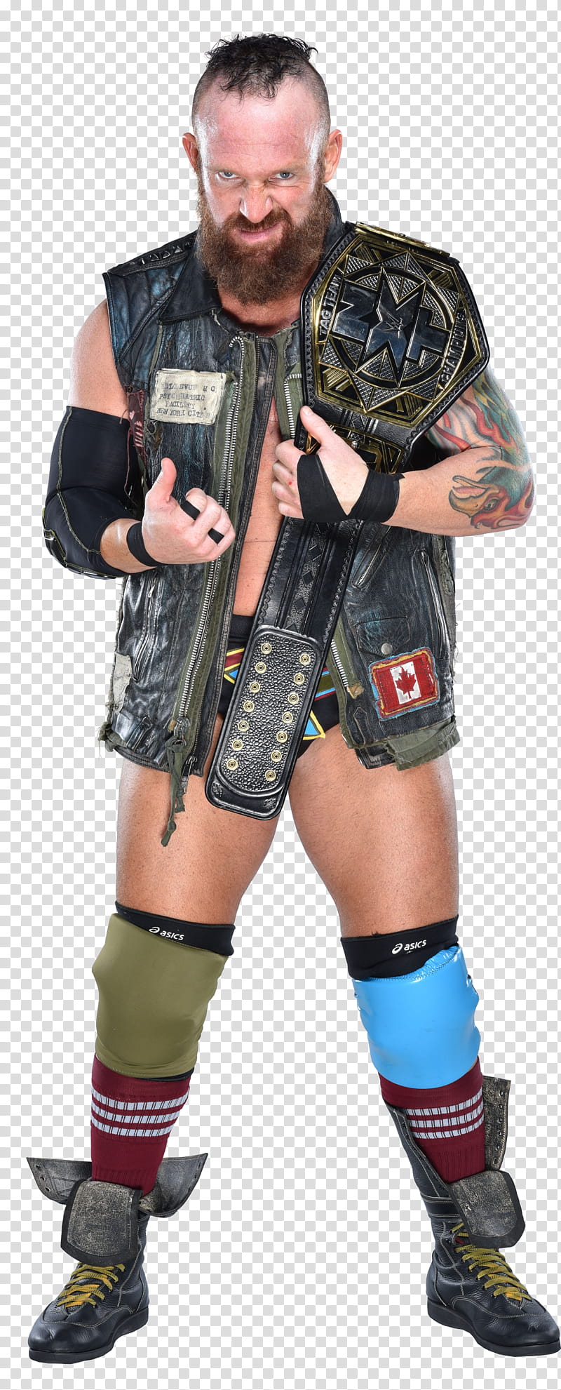 Eric Young NXT Tag Team Champion Render transparent background PNG clipart