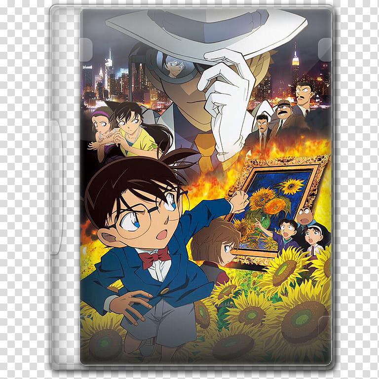 Anime  Spring Season Movie Icon , Meitantei Conan; Gouka no Himawari transparent background PNG clipart