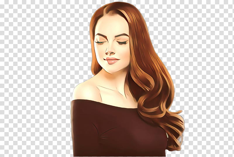 hair face wig hairstyle brown, Cartoon, Blond, Brown Hair, Chin, Beauty, Forehead transparent background PNG clipart
