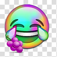 Emojis Editados, iridescent tears of joy emoji transparent background PNG clipart