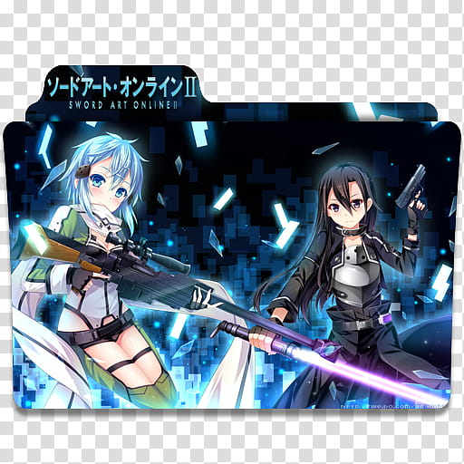 Anime Icon Pack , Sword Art Online II v transparent background PNG clipart