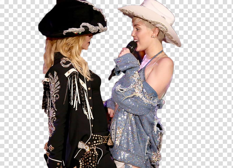 MILEY AND MADONNA transparent background PNG clipart