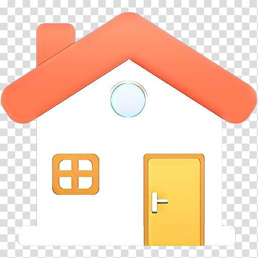 Orange, Cartoon, Yellow, Line, Real Estate, House, Rectangle transparent background PNG clipart