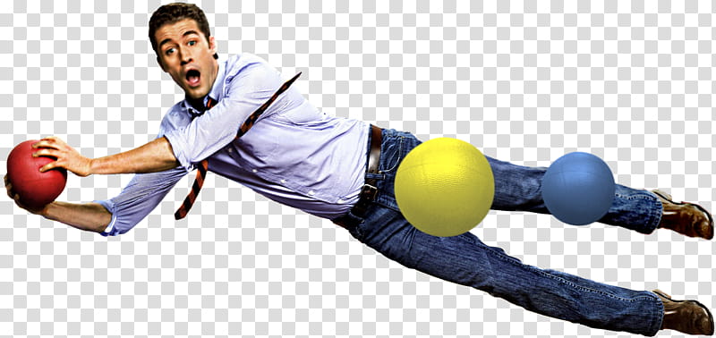 Glee Dodgeballs, man holding red ball transparent background PNG clipart