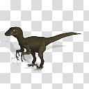 Spore creature Velociraptor nublarensis transparent background PNG clipart