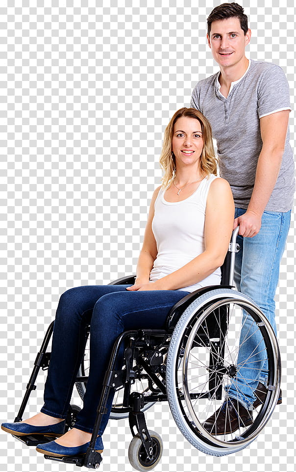 Man, Wheelchair, Disability, Woman, Paraplegia, Husband, Tetraplegia, Sitting transparent background PNG clipart