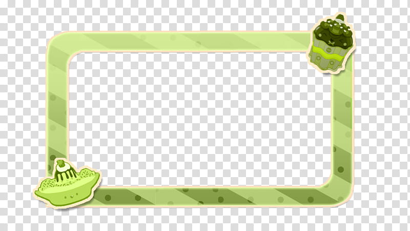 green border line transparent background PNG clipart