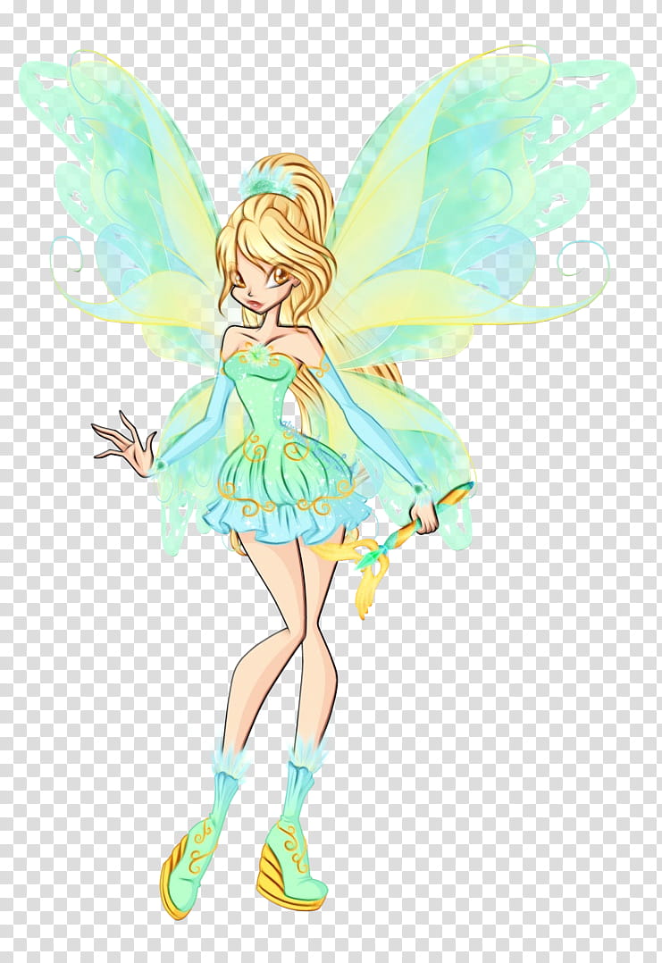 Angel, Watercolor, Paint, Wet Ink, Fairy, Cartoon, Costume Design, Doll transparent background PNG clipart